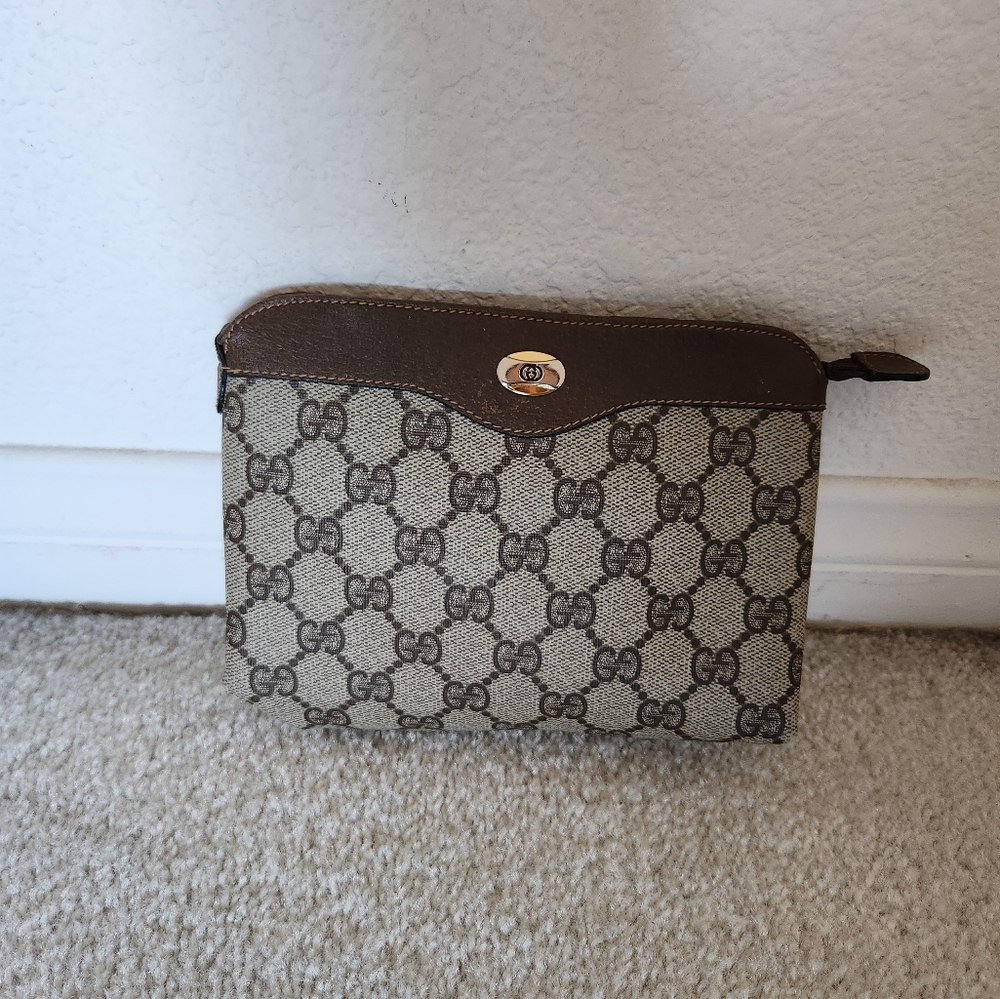 Gucci Monogram Clutch